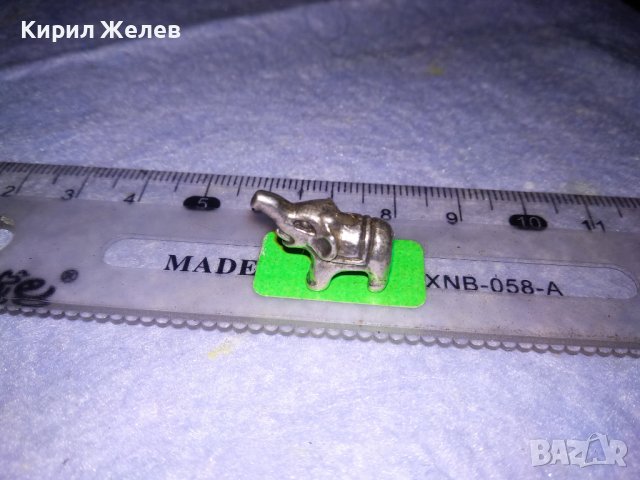 СТАРО СРЕБЪРНО СЛОНЧЕ ВИСУЛКА ЕЛЕМЕНТ от КОЛИЕ АРТ НАНИЗ ВИСОКА ПРОБА СРЕБРО 35518, снимка 6 - Антикварни и старинни предмети - 39298778