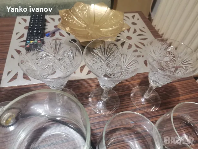 кристални чаши ваза идруги, снимка 12 - Чаши - 48310142