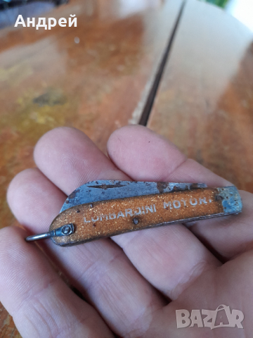 Стар джобен нож,ножче,ножка Lombardini Motori, снимка 2 - Други ценни предмети - 44533352