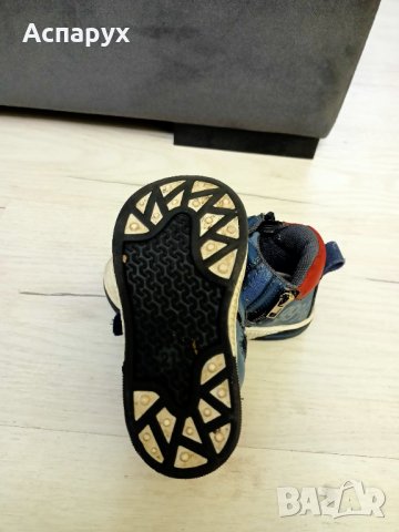 Затворени есенни детски обувки естествена кожа с цип и лепки 21 номер, снимка 4 - Детски обувки - 42766068