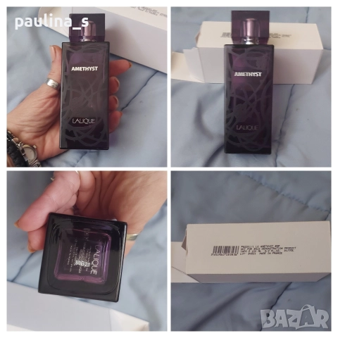 5 броя Lalique Дамски Amethyst, Amethyst exquise, Perles, Lalique Le Parfum, Satin / 100ml EDP , снимка 2 - Дамски парфюми - 35282571