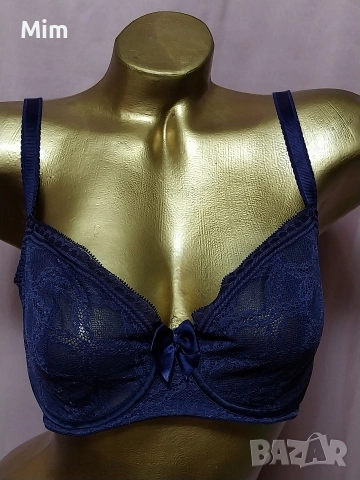  Passionate 70 В Тъмно лилав ,дантелен сутиен , снимка 3 - Бельо - 54117554