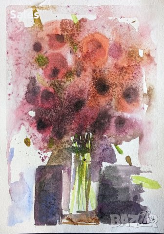 Нови картини акварели , снимка 6 - Декорация за дома - 42077405