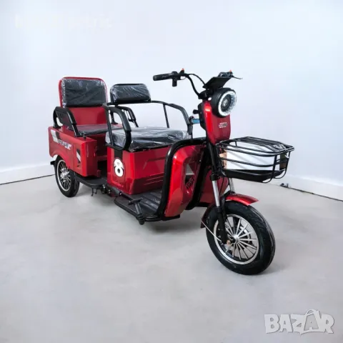 Електрическа Триколка blueElectric CARGO LUX 2000W | 48V | 24AH | RED