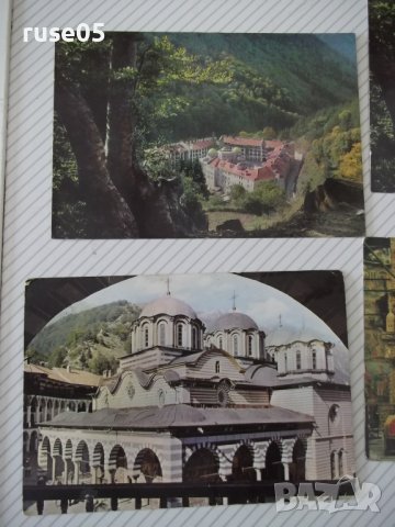 Лот от 7 бр. картички от Рилски манастир, снимка 2 - Филателия - 37826807