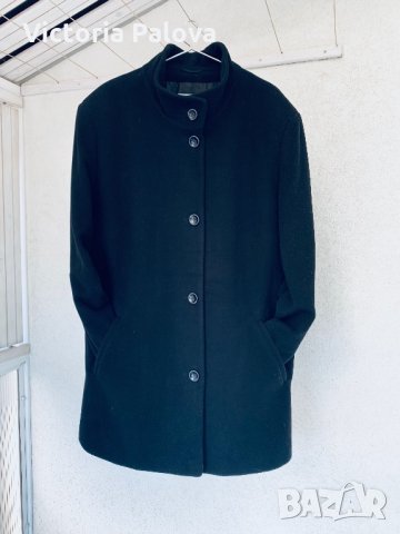Красиво черно палто GELCO,гладка вълна,кашмир, снимка 8 - Палта, манта - 34990924