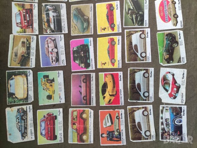 Продавам много картинки от дъвки  Турбо, снимка 2 - Колекции - 37895324