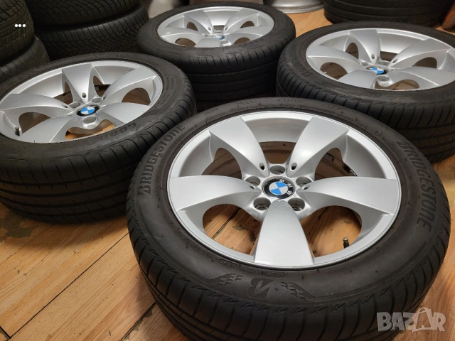 Bmw 17" 5x120 с гуми 225/50/17 оригинални джанти, снимка 7 - Гуми и джанти - 54045447