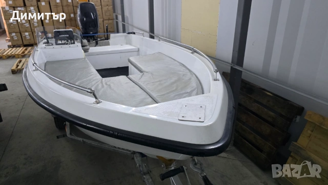 Лодка Gobbi 430 + ДВИГАТЕЛ + КОЛЕСАР, снимка 2 - Воден транспорт - 54017875