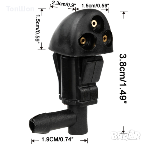 Пръскалка / пръскачки за чистачки - Chevrolet Cruze, снимка 2 - Аксесоари и консумативи - 44735268