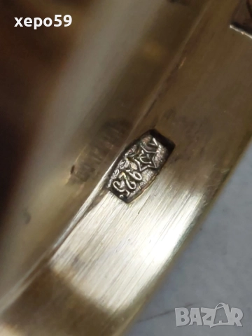 СССР-сребърно великденско(Пасхалное)яйце с клетъчен горещ емайл/среда 20 век,сребро 925, снимка 15 - Антикварни и старинни предмети - 52824916