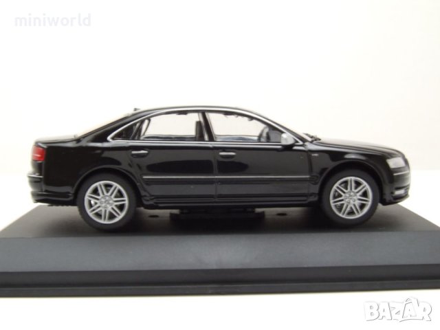 Audi S8 D3 2010 - мащаб 1:43 на SOLIDO моделът е нов в PVC дисплей-кейс, снимка 4 - Колекции - 42267996