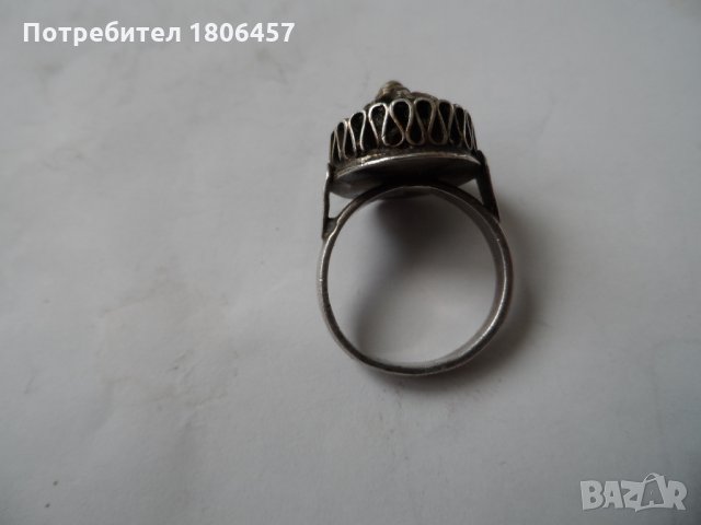 стар сребърен пръстен, снимка 3 - Антикварни и старинни предмети - 31787933