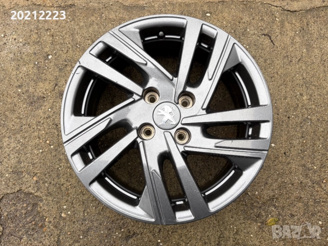 1 брой алуминиева джанта за Peugeot 208  16