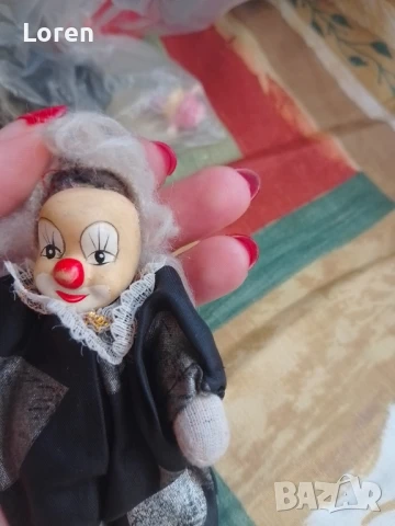 Подарявам!Играчка малко клоунче тип антикварна , снимка 3 - Кукли - 51347647