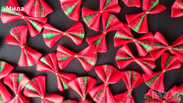 Коледна панделка, снимка 2 - Декорация за дома - 34593651