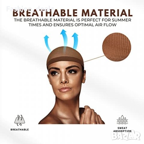 Нови 20 броя найлонова удобна шапка за перука жени един размер , снимка 3 - Други - 40179110