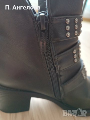 Черни боти-нови 37 номер, снимка 4 - Дамски боти - 39871072