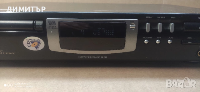 CD player Philips CD 723, снимка 3 - Аудиосистеми - 53327771