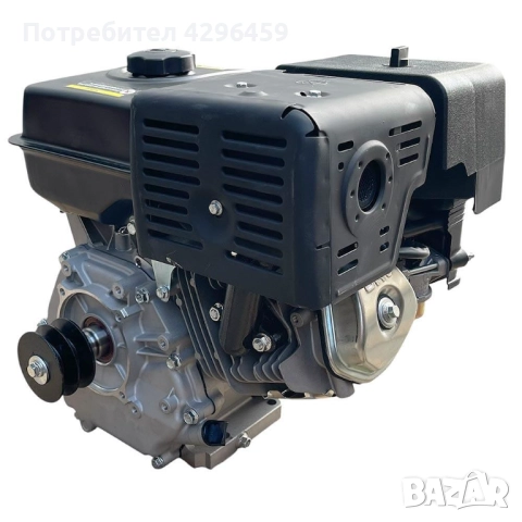 Бензинов Двигател за мотофреза 15 к.с., 4-тактов, 420 куб.см, снимка 3 - Градинска техника - 52224207