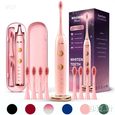 Ултразвукова електрическа четка за зъби Wagner Stern WHITEN+ Edition