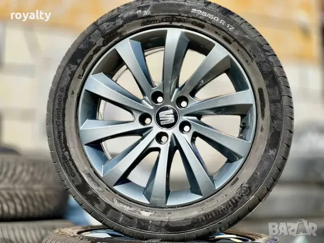 5х112 17 Джанти Seat Alhambra VW Passat Golf Caddy Skoda Kodiaq Superb Octavia Audi A3 A4 A6 Q3, снимка 8 - Аксесоари и консумативи - 49471896