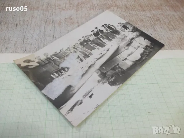 Снимка стара на младежи на моста над реката, снимка 3 - Колекции - 47994466