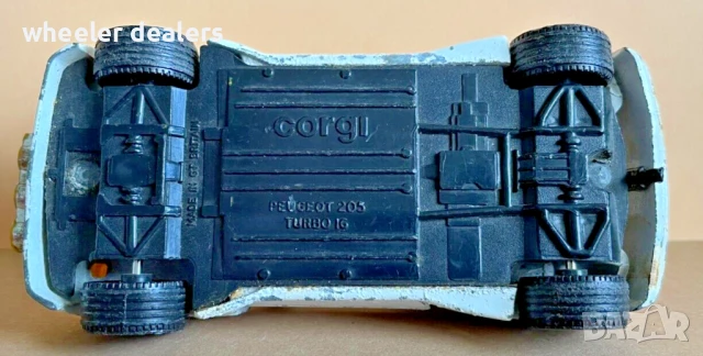 Метална количка Corgi Peugeot 205 Turbo 1/43, снимка 8 - Колекции - 50835272