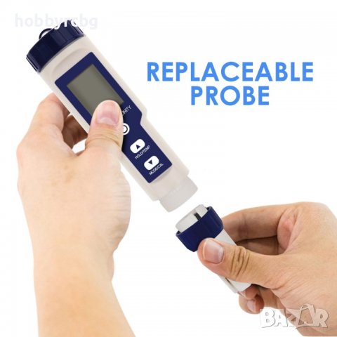 5-в-1 тестер за pH,TDS,EC, соленост, температура, WQM-303, снимка 15 - Други - 36747279