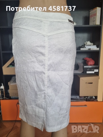 Бяла пола Class Roberto Cavalli. Размер L(44), снимка 4 - Поли - 51758182