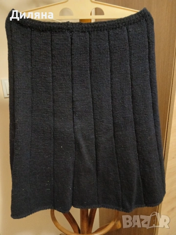 плетена вълнена пола