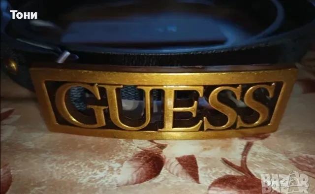 GUESS Оригинал Нов Дамски Колан от Естествена Кожа 110см. , снимка 4 - Колани - 50953055