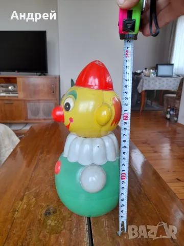 Стара кукла Неваляшка Клоун, снимка 4 - Други ценни предмети - 47719127