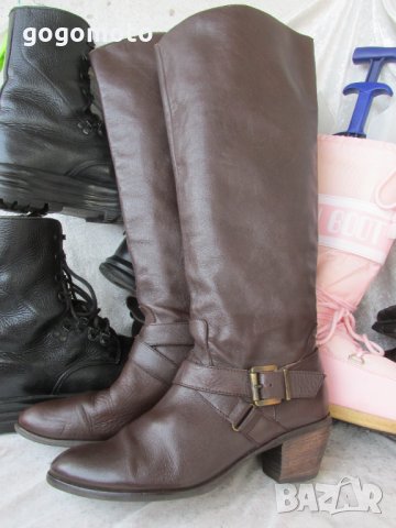 тексаски хард високи ботуши  LAVORAZIONE ARTIGIANA® Boots original,100% кожа,40-41, снимка 1 - Дамски ботуши - 35285756