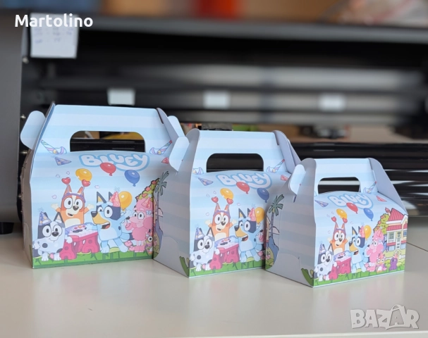 Кутийка за лакомства и подаръци Блуи и Бинго, снимка 15 - Други - 52927605