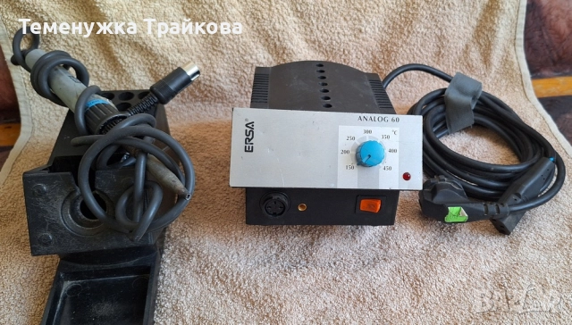 Аналогов поялник(Станция) ERSA ANALOG 60, снимка 2 - Друга електроника - 51432553