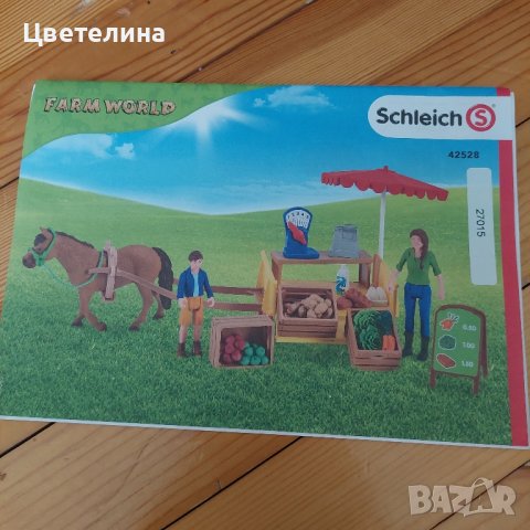 Schleich мобилен щанд 42528, снимка 6 - Фигурки - 44419004