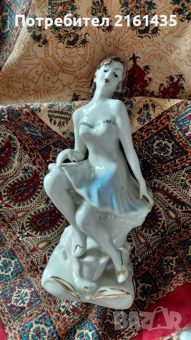 Българска порцеланова фигура. Доста рядка., снимка 6 - Антикварни и старинни предмети - 54075776