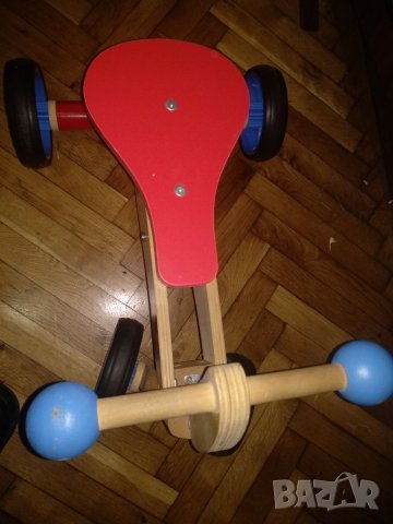Дървено колело за бутане с крачета,за 1+год., снимка 2 - Други - 38581517