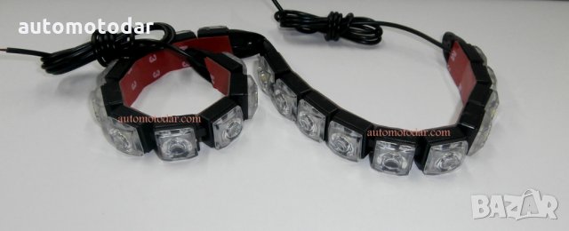 ДИОДНИ ДНЕВНИ СВЕТЛИНИ ГЪВКАВИ 10ДИОДА, снимка 4 - Аксесоари и консумативи - 35455359