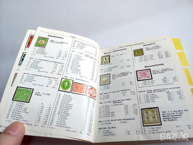 малък каталог за пощенски немски марки, снимка 3 - Филателия - 44742203