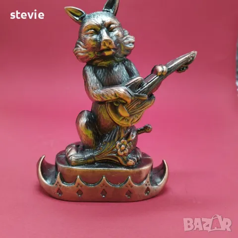 Месингова запалка - вълк, снимка 1