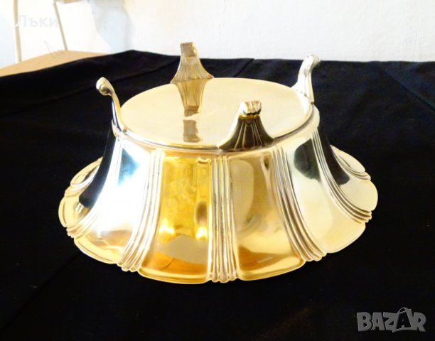 Английска бронзова салатиера,фруктиера,сецесион. , снимка 10 - Антикварни и старинни предмети - 31528844