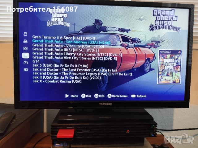 ✅ PS2 хакнат 80+ ИГРИ HDMI, снимка 7 - PlayStation конзоли - 51457468