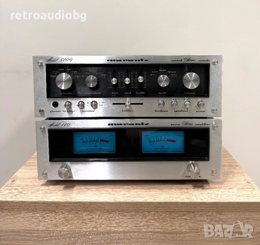 🔉Ретро колекционерски аудио сет MARANTZ - стъпало 140 + предусилвател 3200🔉, снимка 3 - Аудиосистеми - 52967449