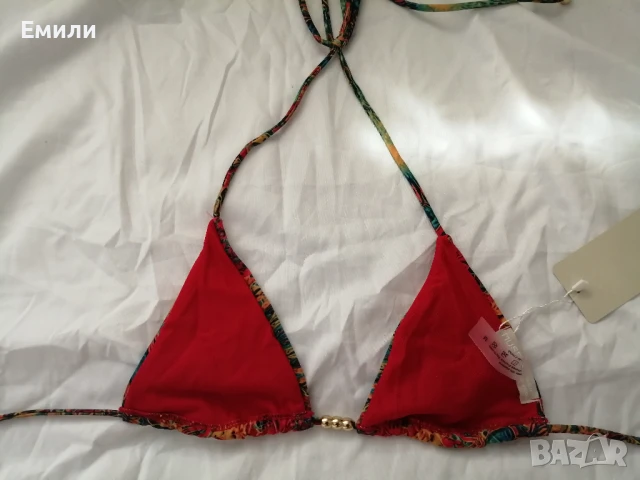 S, M, L нов комплект цветен дамски бански от две части psychedelic, снимка 16 - Бански костюми - 51076707