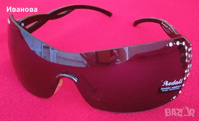 Дамски, слънчеви очила с UV 400 и протектор, снимка 4 - Слънчеви и диоптрични очила - 51401789