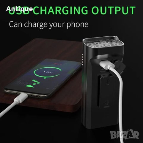 Мощен LED фенер за велосипед или електрическа тротинетка , снимка 2 - Части за велосипеди - 42838187