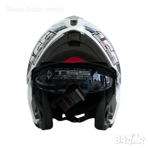 Мото каска Automat, Каска с двоен визьор, 166, S, M, L и XL размер, 4 цвята, снимка 12 - Аксесоари и консумативи - 50652169