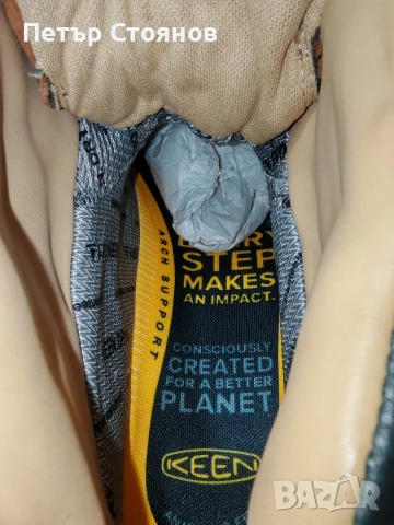 Удобни и практични мъжки боти от естествена кожа KEEN №46, снимка 9 - Мъжки боти - 53314443